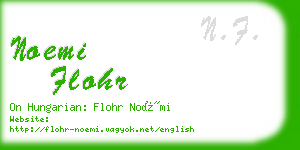 noemi flohr business card